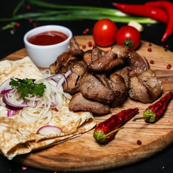 Шашлык из телячьей вырезки